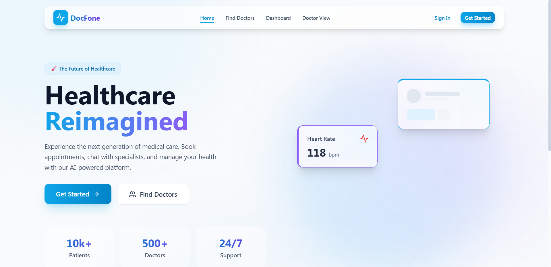 DocFone - The Future of Healthcare by Atharva Sharma